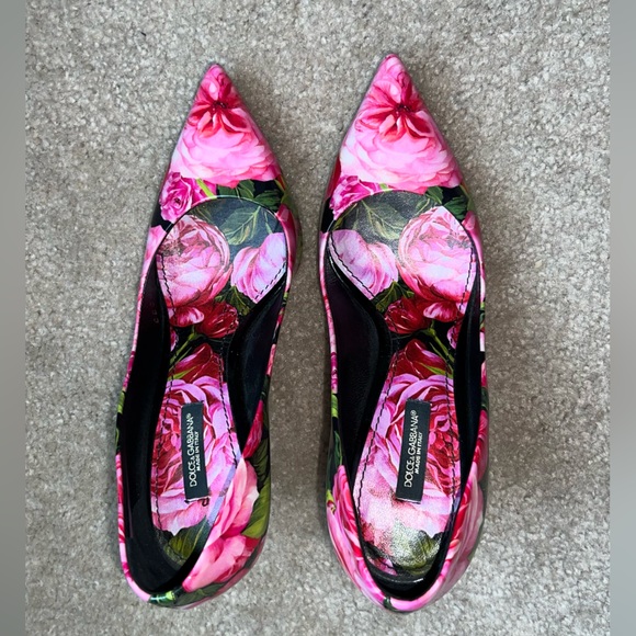 Dolce and Gabbana Kate floral pump - Picture 2 of 13